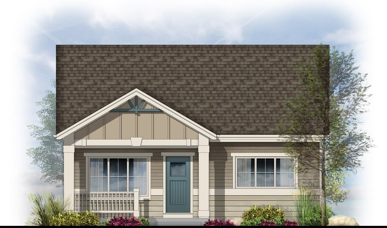 The Columbine elevation