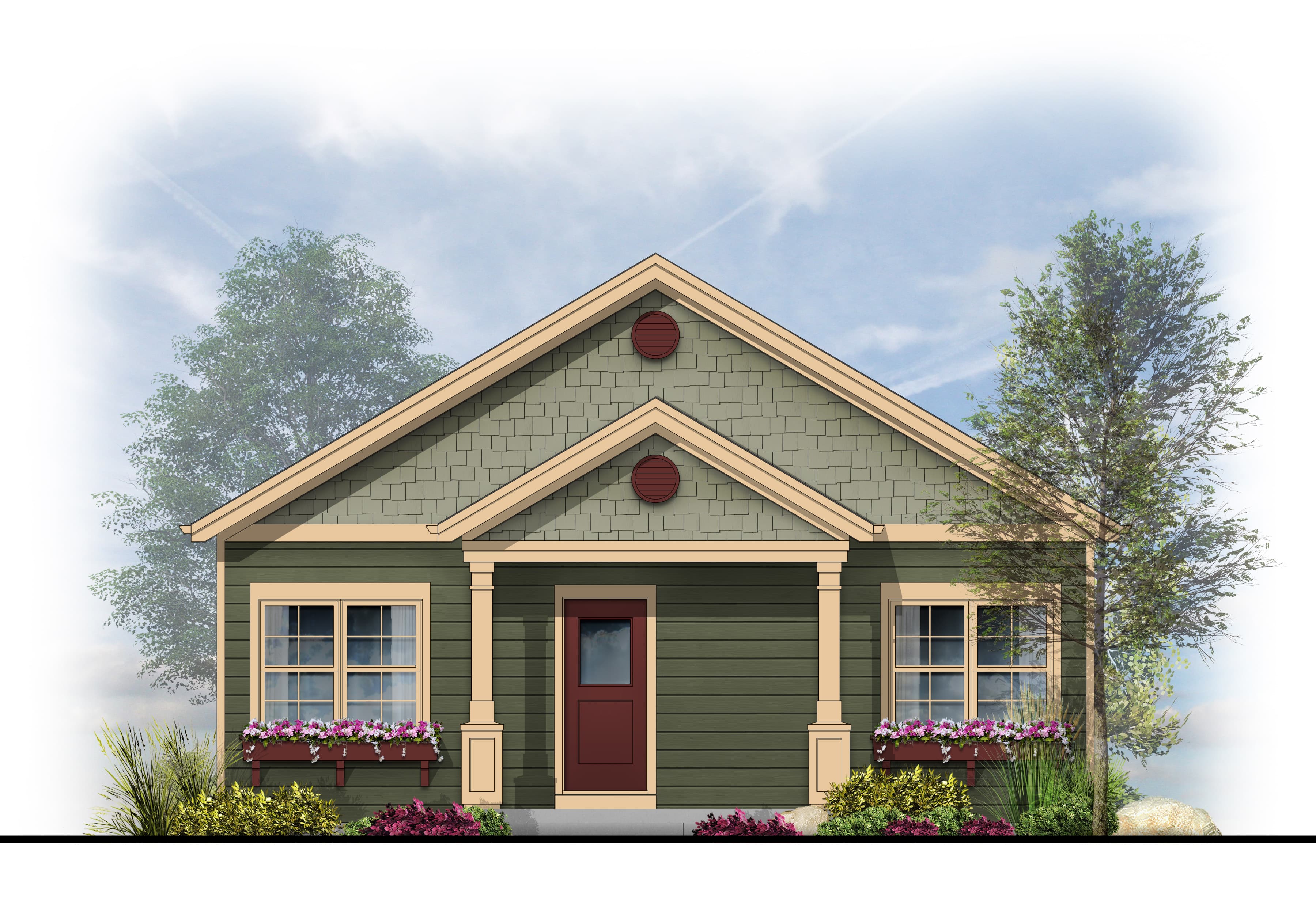 The Sunflower elevation